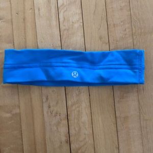 Lululemon Athletica headband blue turquoise